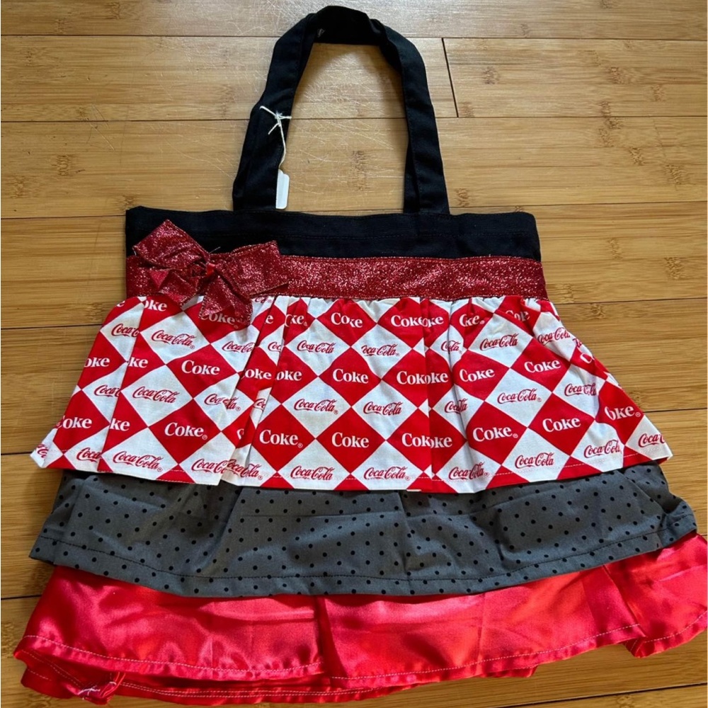 Coca Cola dress bag.